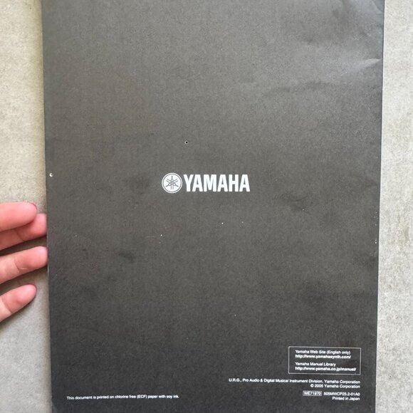 Yamaha S90ES Owner's Manual + Data List Booklet Synthesizer Guides - Picture 4 of 7